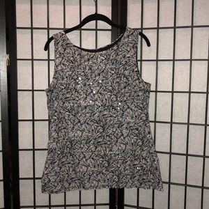 Dressbarn Zebra Tank